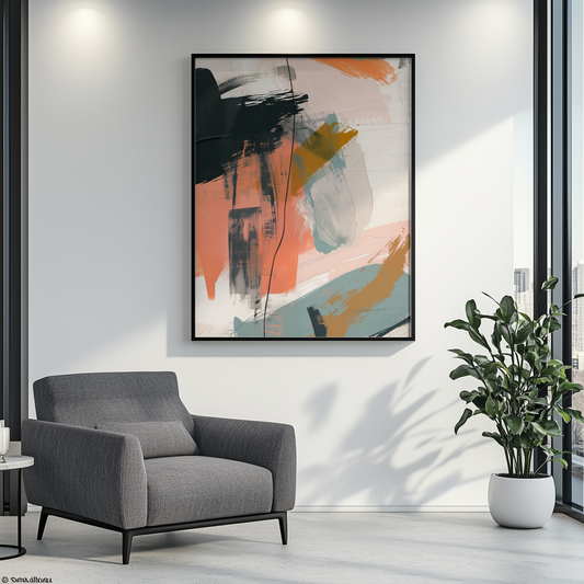 Abstrakte Pastellkunst - Pixara