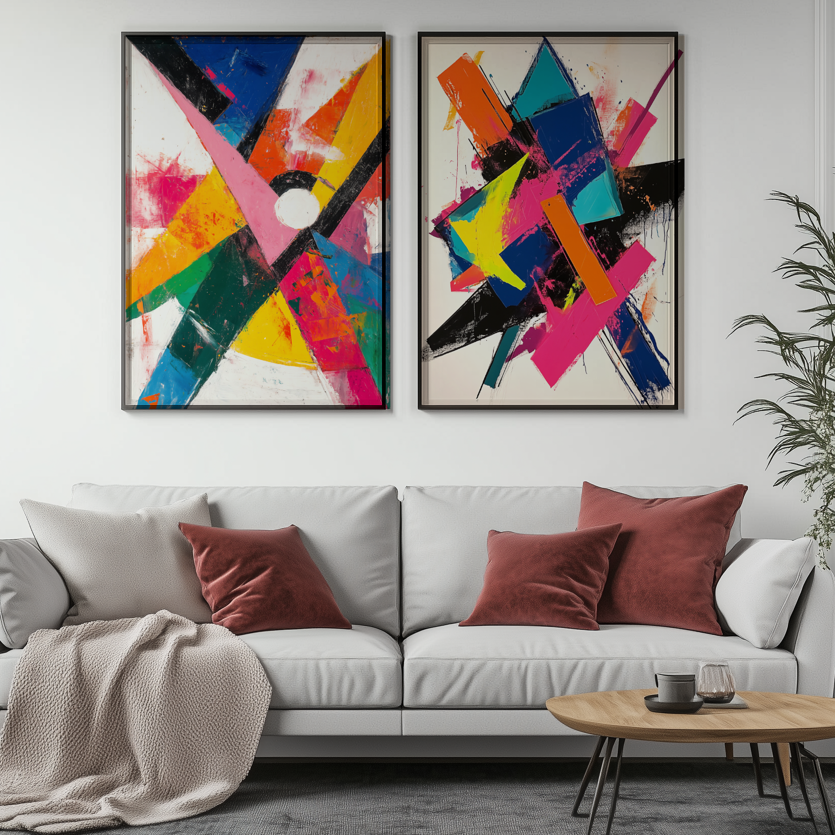 Abstrakte Explosion der Farben - Pixara