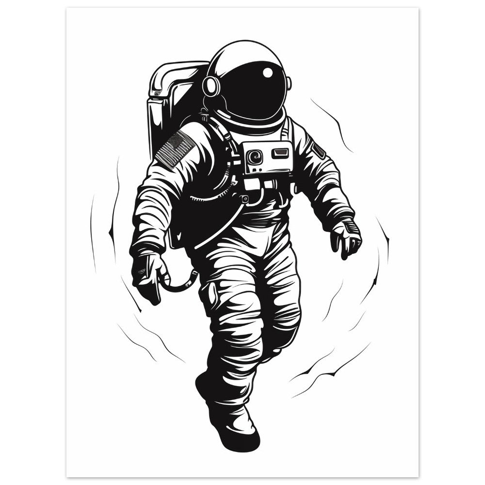 Schwerelos Poster 30x40 cm - Pixara