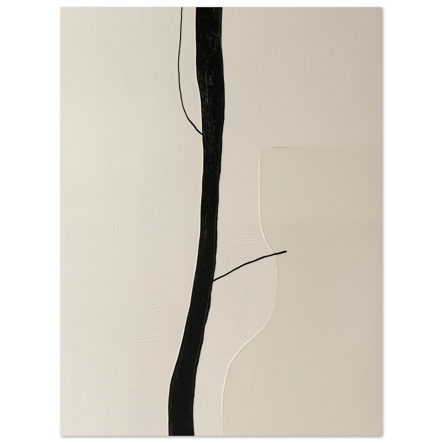 Zarte Linien der Natur Poster 30x40 cm - Pixara