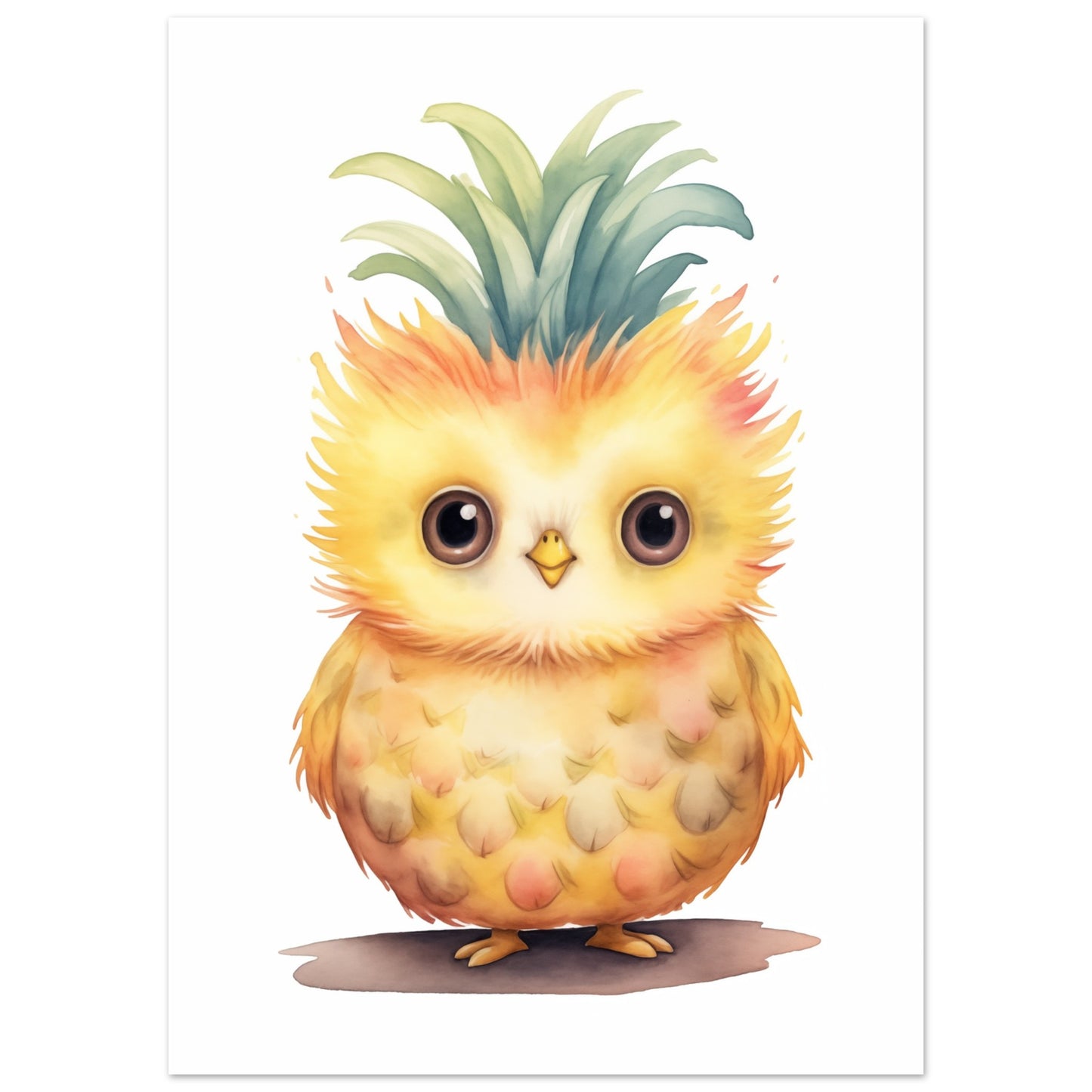Owly Pine Poster 50x70 cm - Pixara