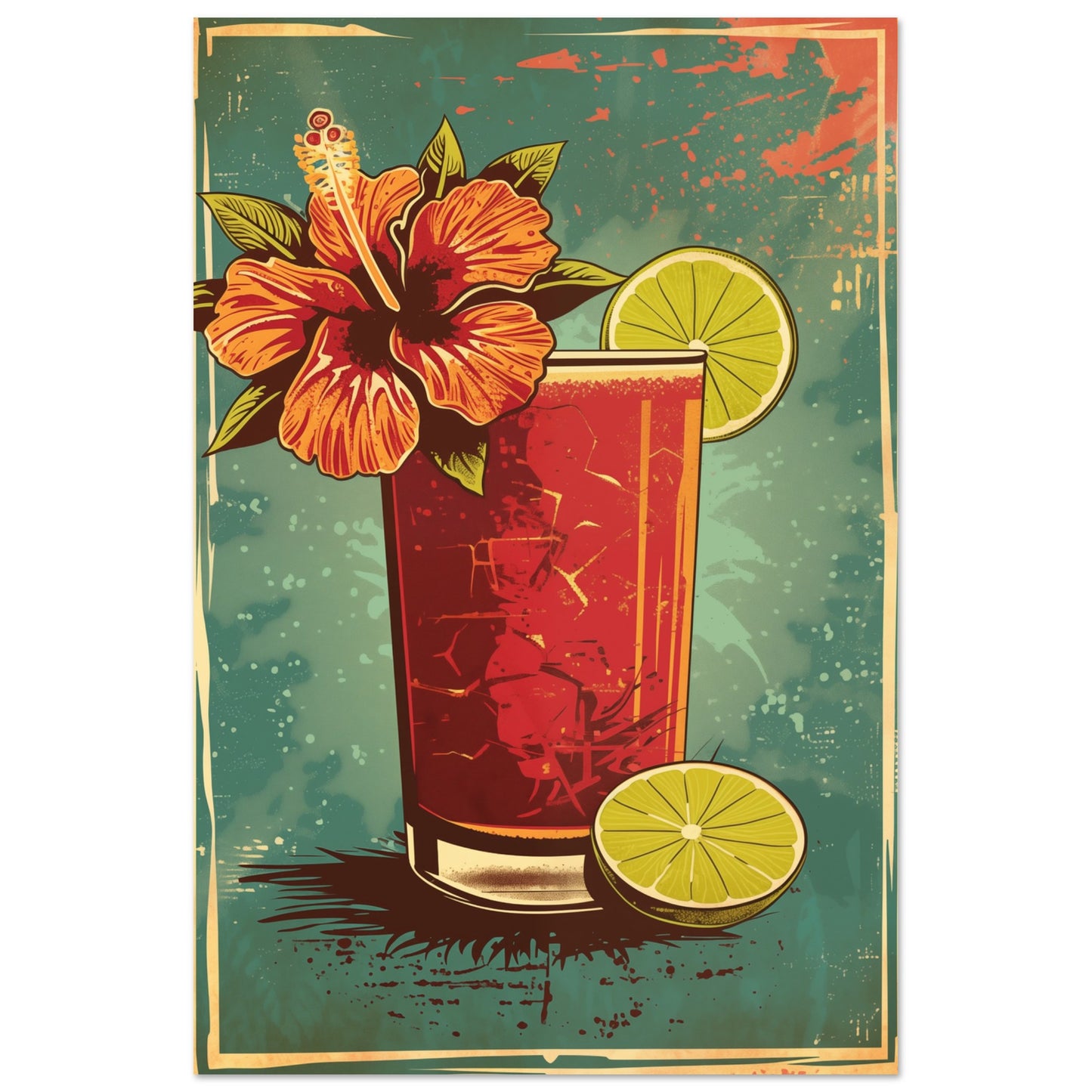 Tropical Tiki Dream 60x90 cm - Pixara