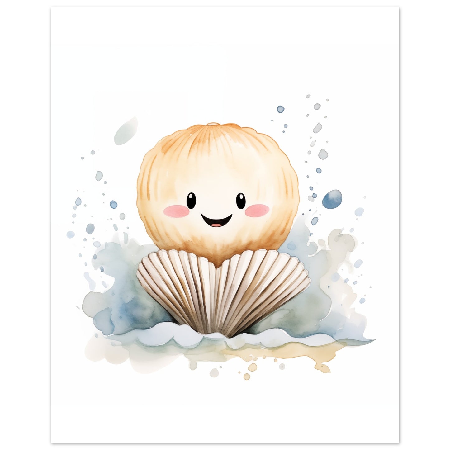 Muschel "Maurice" Poster 20x25 cm - Pixara
