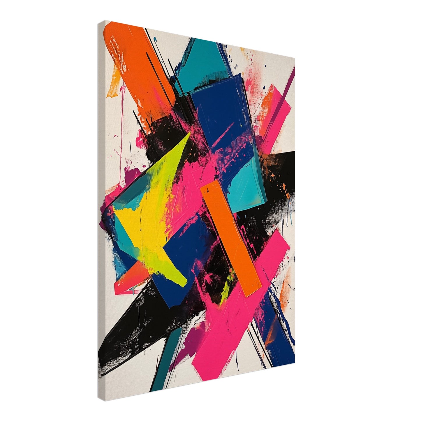 Abstrakte Explosion der Farben Leinwand 50x70 cm - Pixara