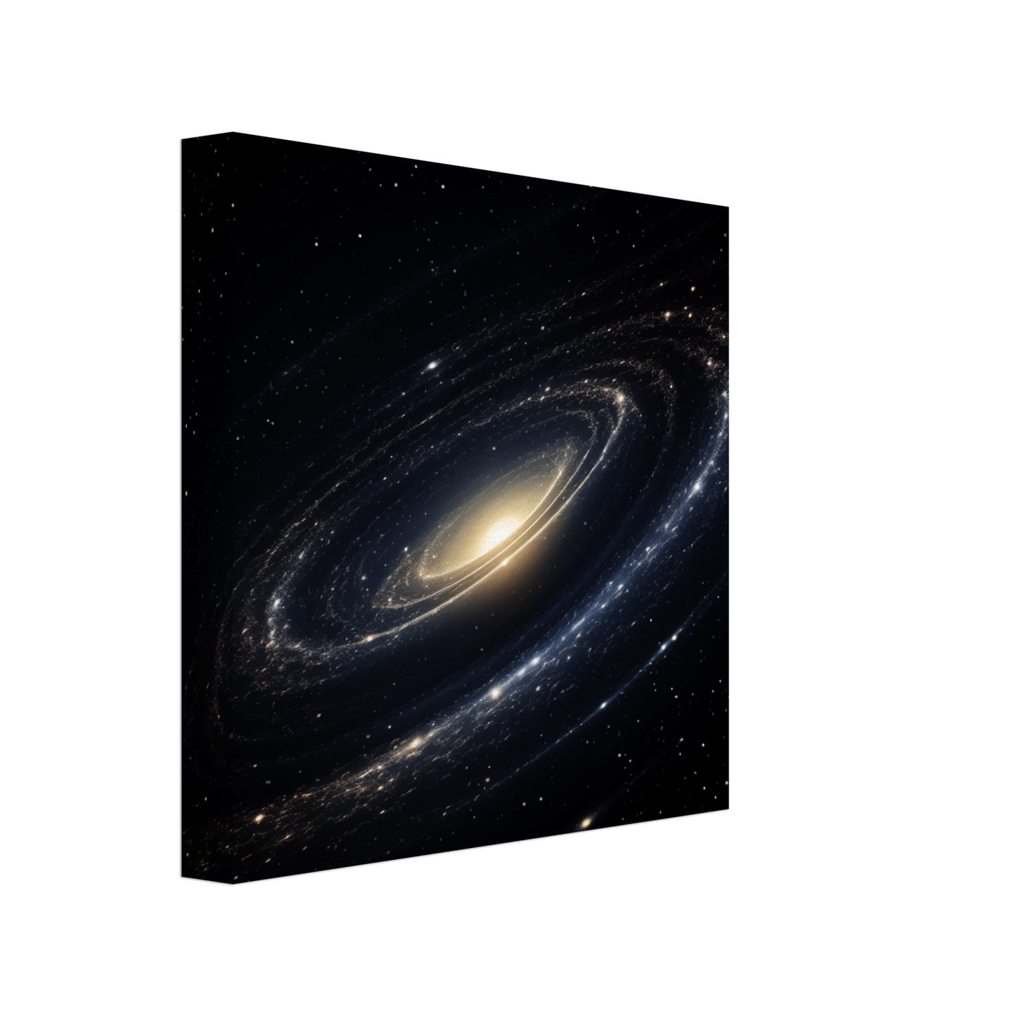 Galaktische Spirale Leinwand 20x20 cm - Pixara