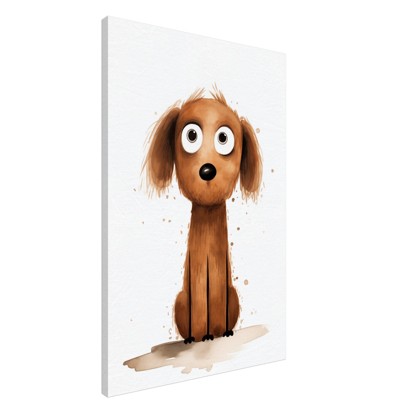 "Buddy", der Wachsame Leinwand 60x90 cm - Pixara