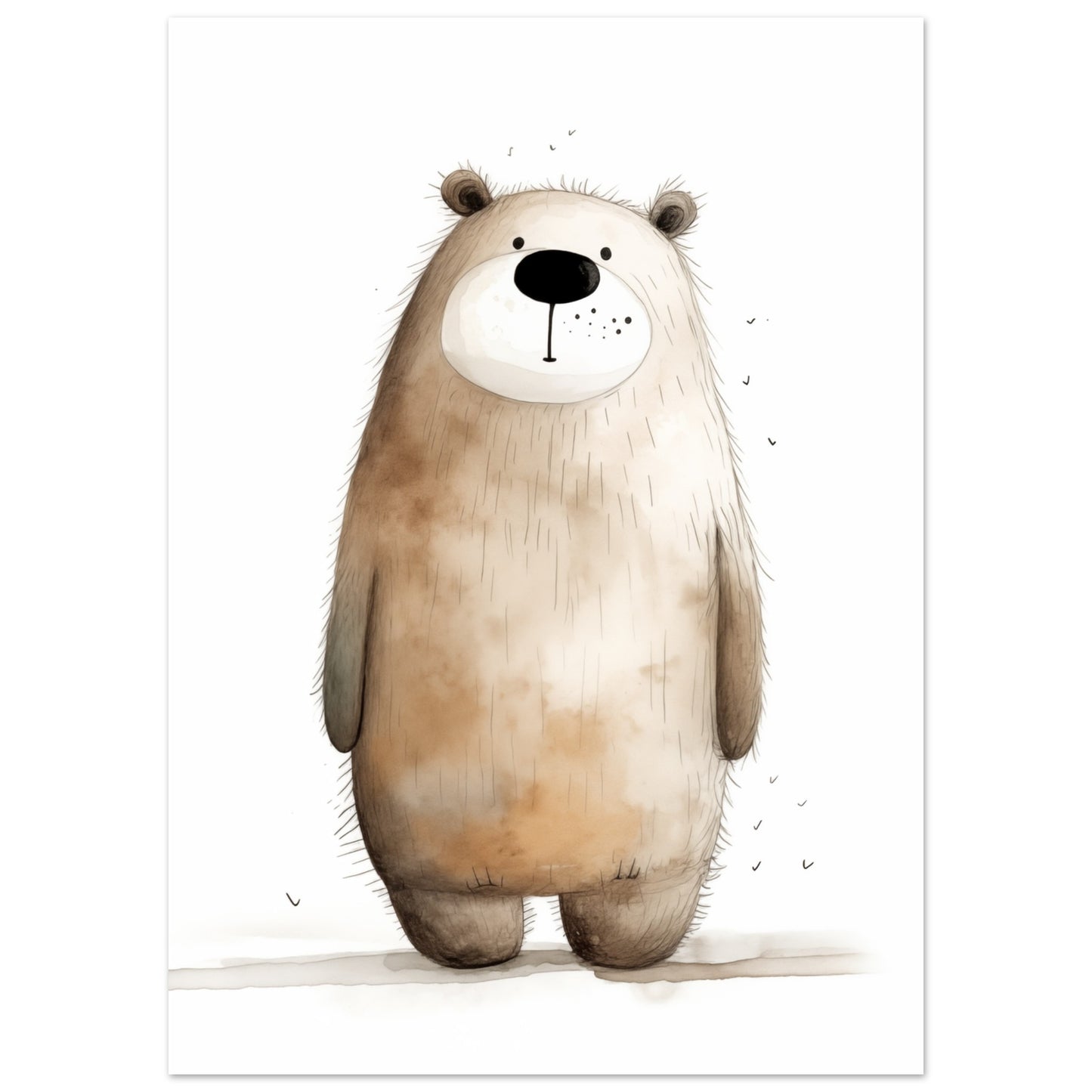 Bär "Oscar" Poster 50x70 cm - Pixara