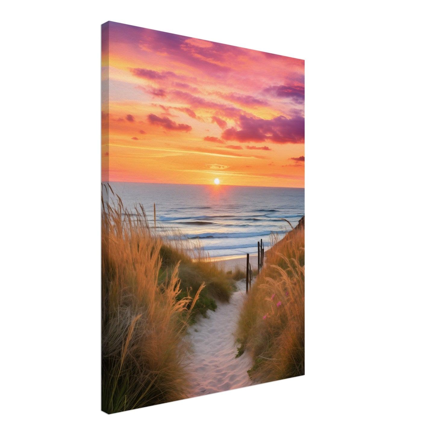 Dünenpfad Leinwand 50x70 cm - Pixara