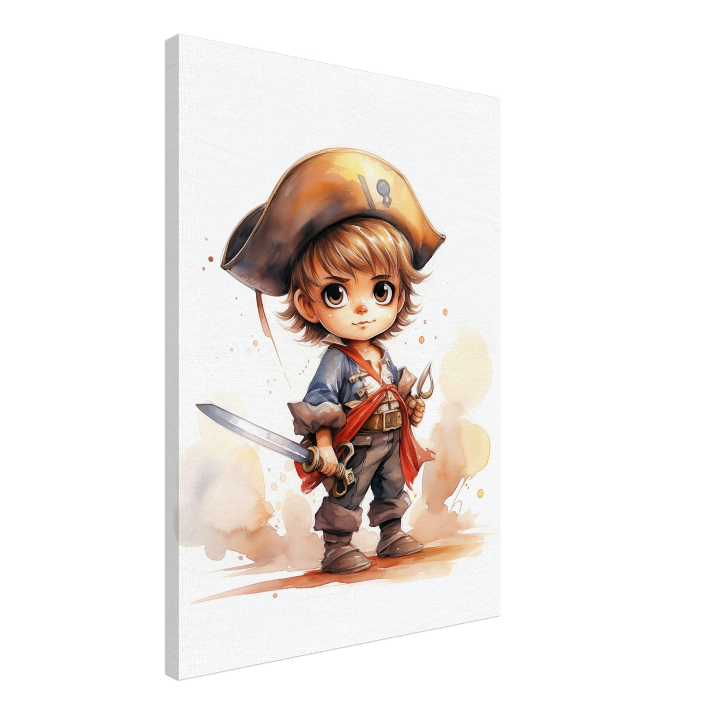 Pirat "Pete" Leinwand 50x70 cm - Pixara