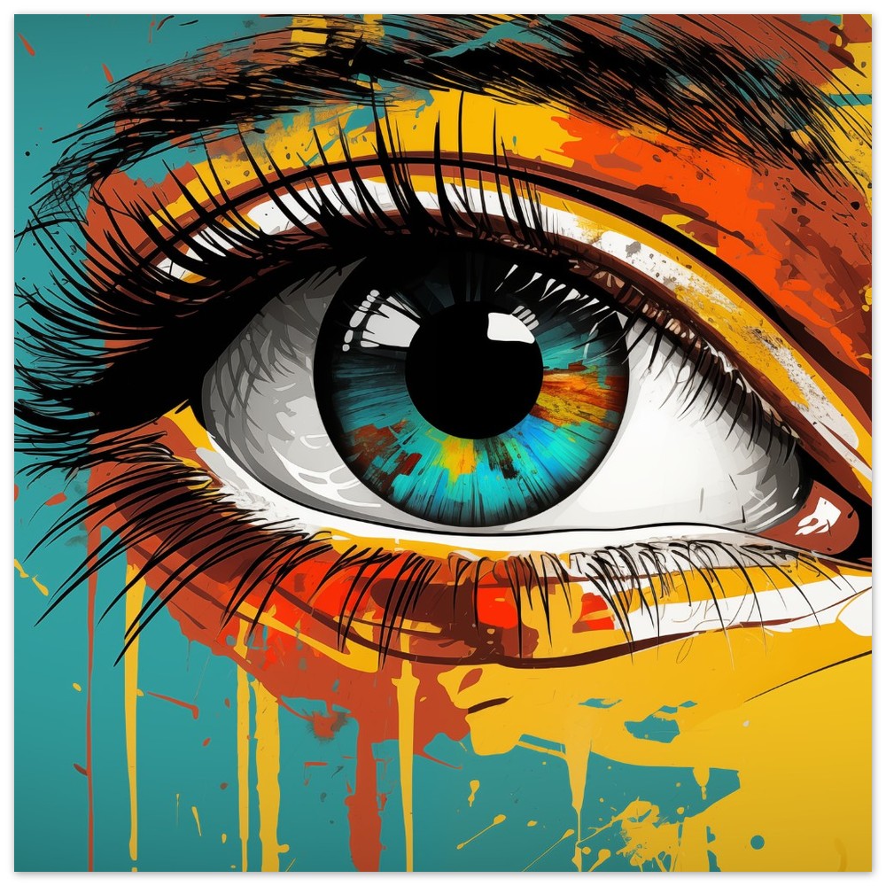 Blick in die Seele 25x25 cm - Pixara