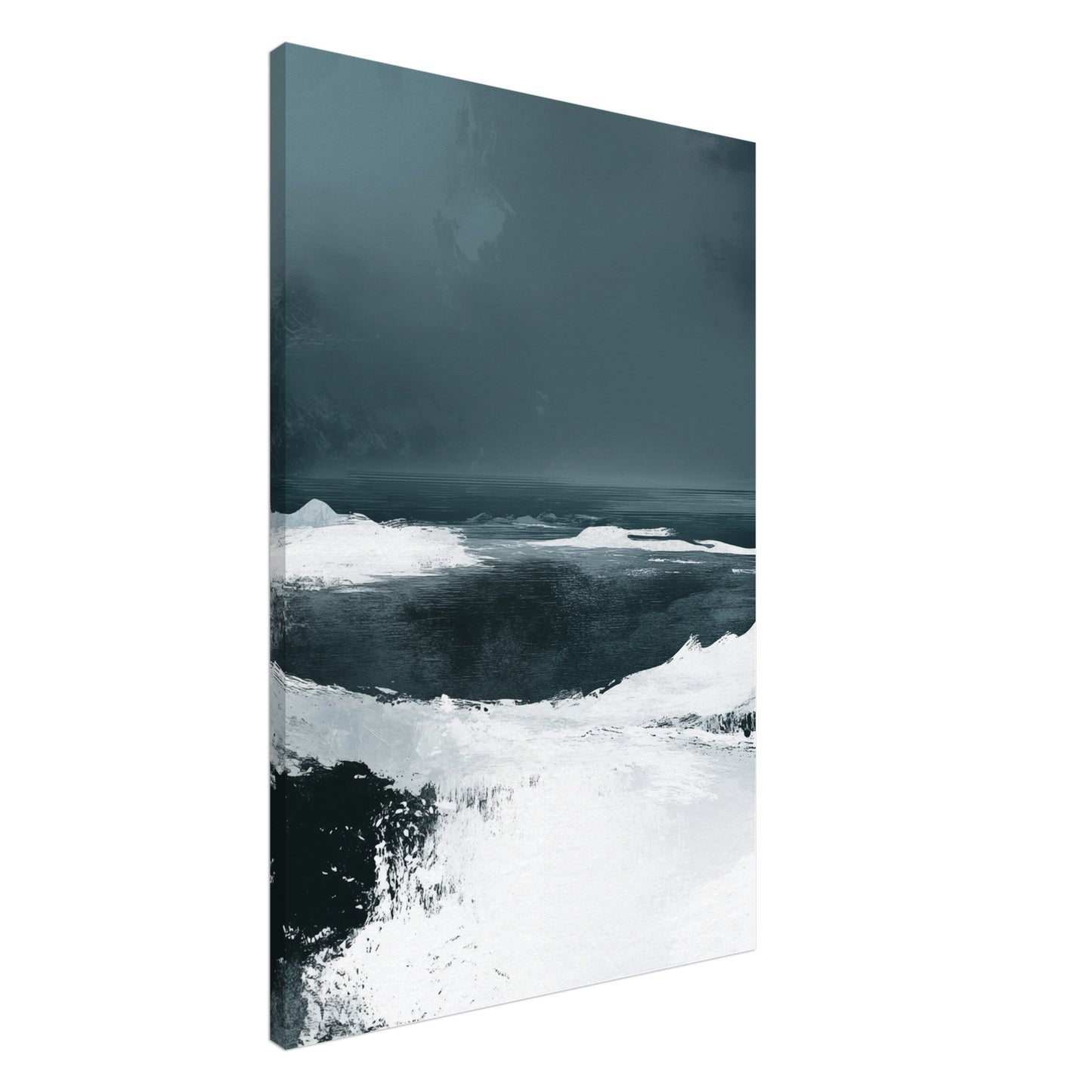 Arktische Stille Leinwand 60x90 cm - Pixara