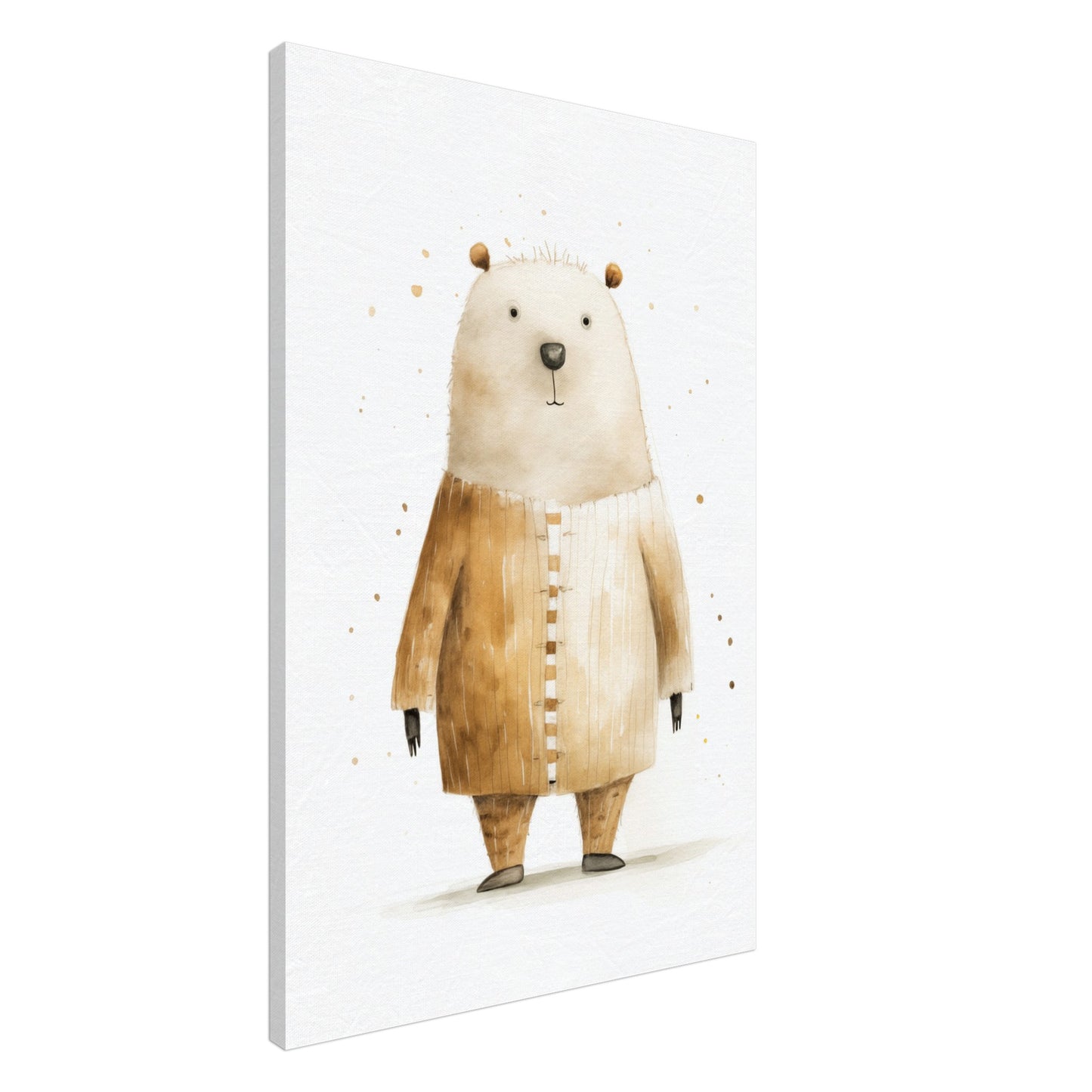 Bär "Bruno" Leinwand 60x90 cm - Pixara