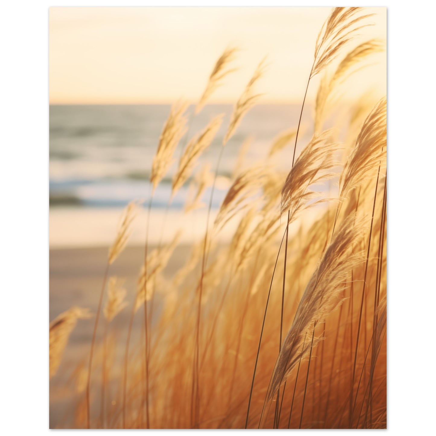 Goldene Wispern Poster 20x25 cm - Pixara