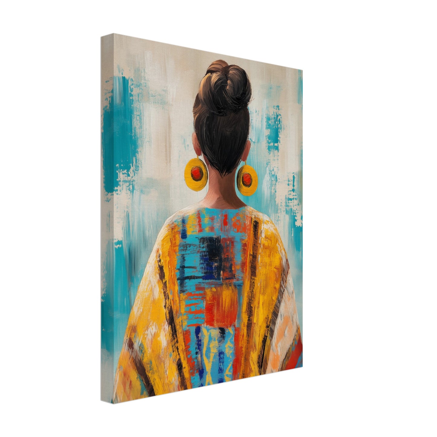 Farbige Anmut Leinwand 30x40 cm - Pixara
