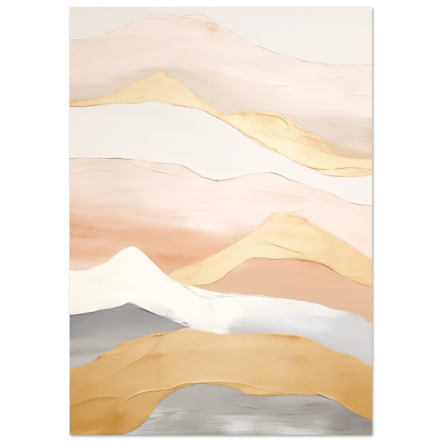 Serenity Dunes Poster A4 21x29.7 cm - Pixara