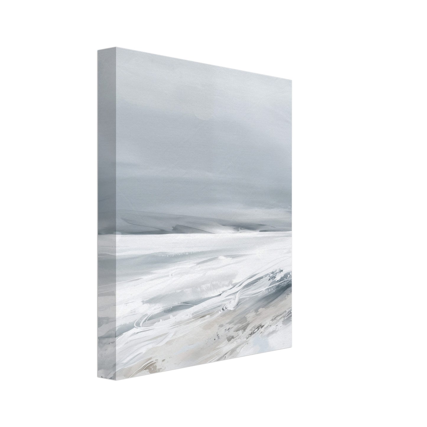 Winterstille Leinwand 20x25 cm - Pixara