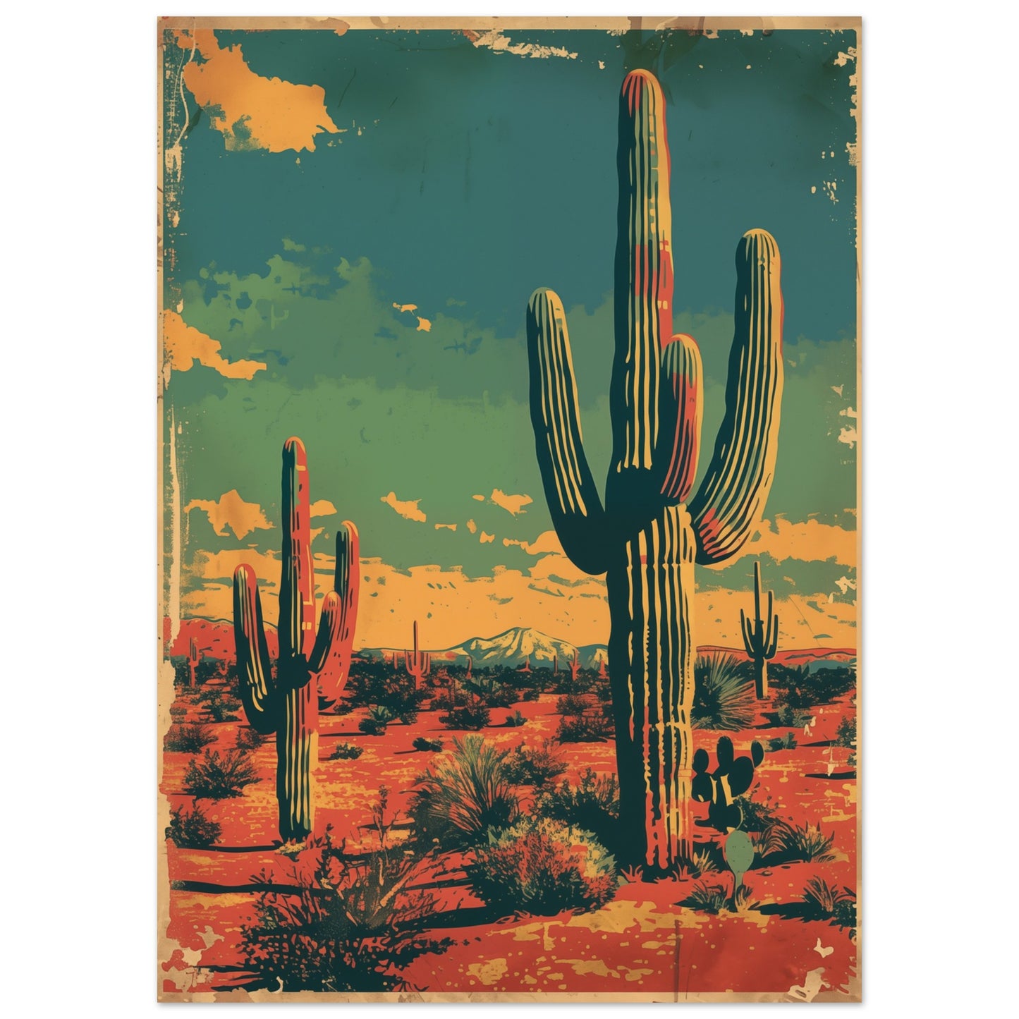 Wüstenzauber Poster 50x70 cm - Pixara
