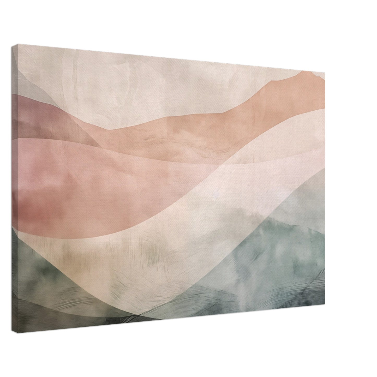 Wellen der Stille Leinwand 60x90 cm - Pixara