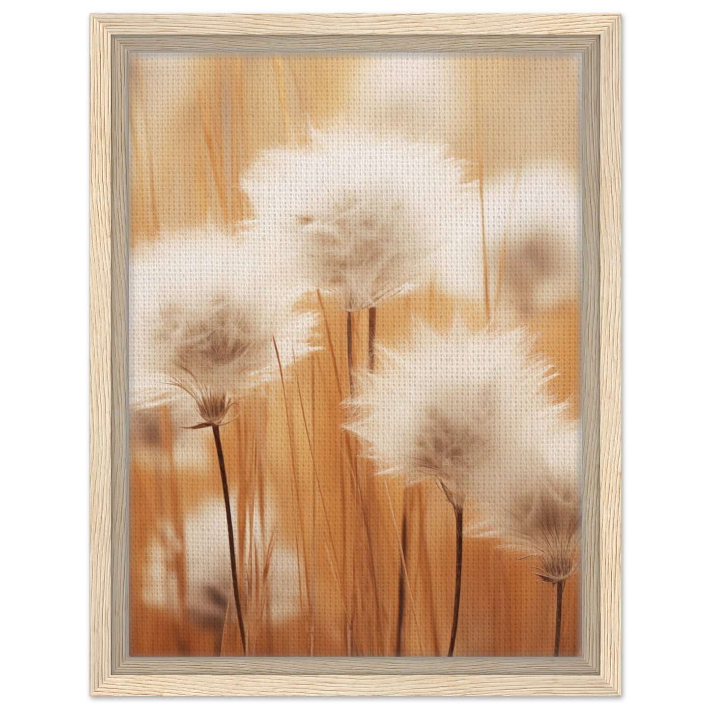 Cotton Calm | Gerahmte Leinwand Holzrahmen 30x40 cm - Pixara