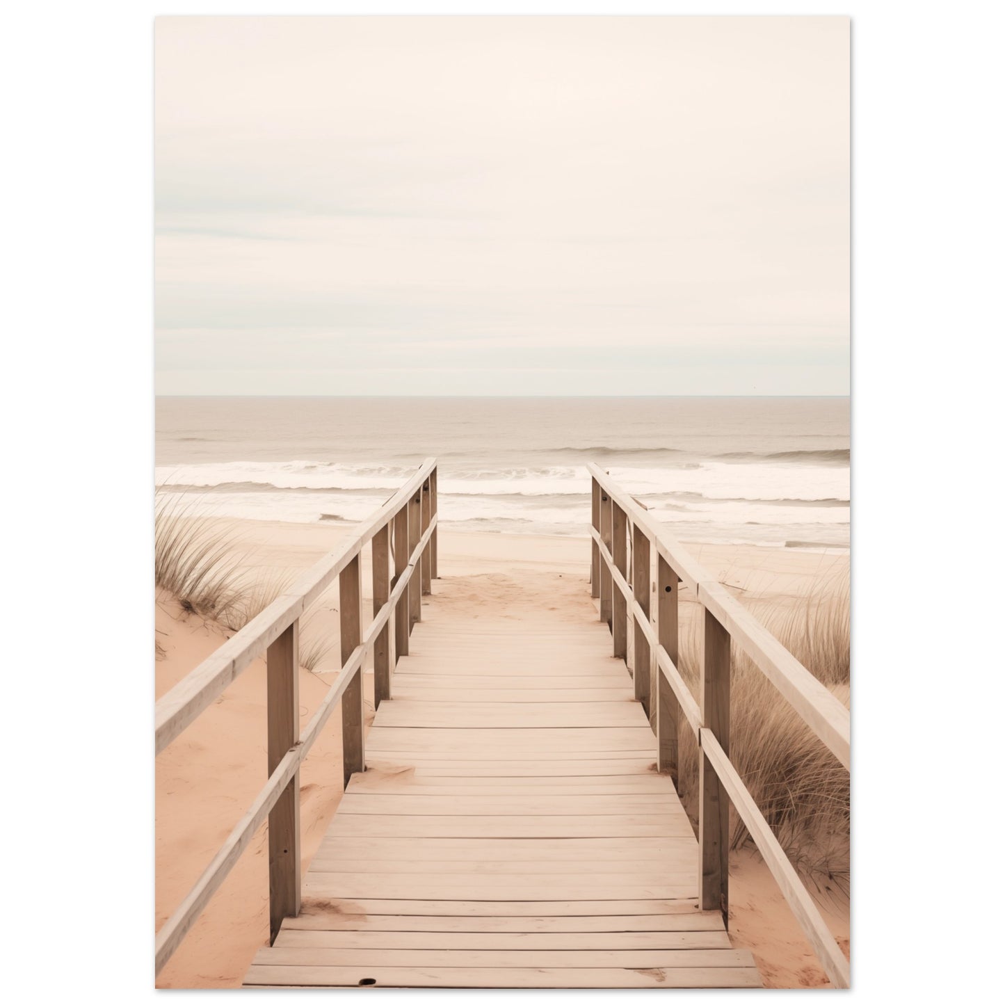 Weg zum Horizont Poster 50x70 cm - Pixara