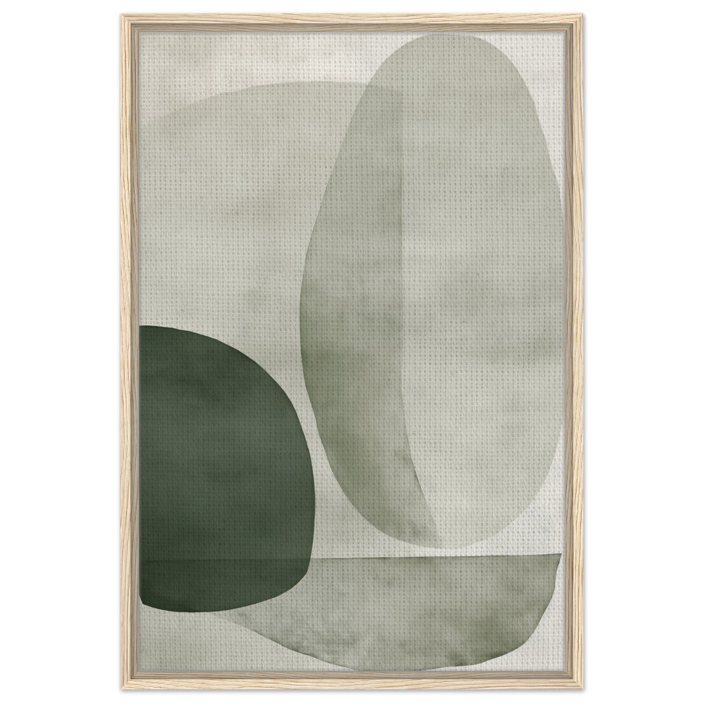 Klare Gedanken | Gerahmte Leinwand 60x90 cm 24x36″ Holzrahmen - Pixara