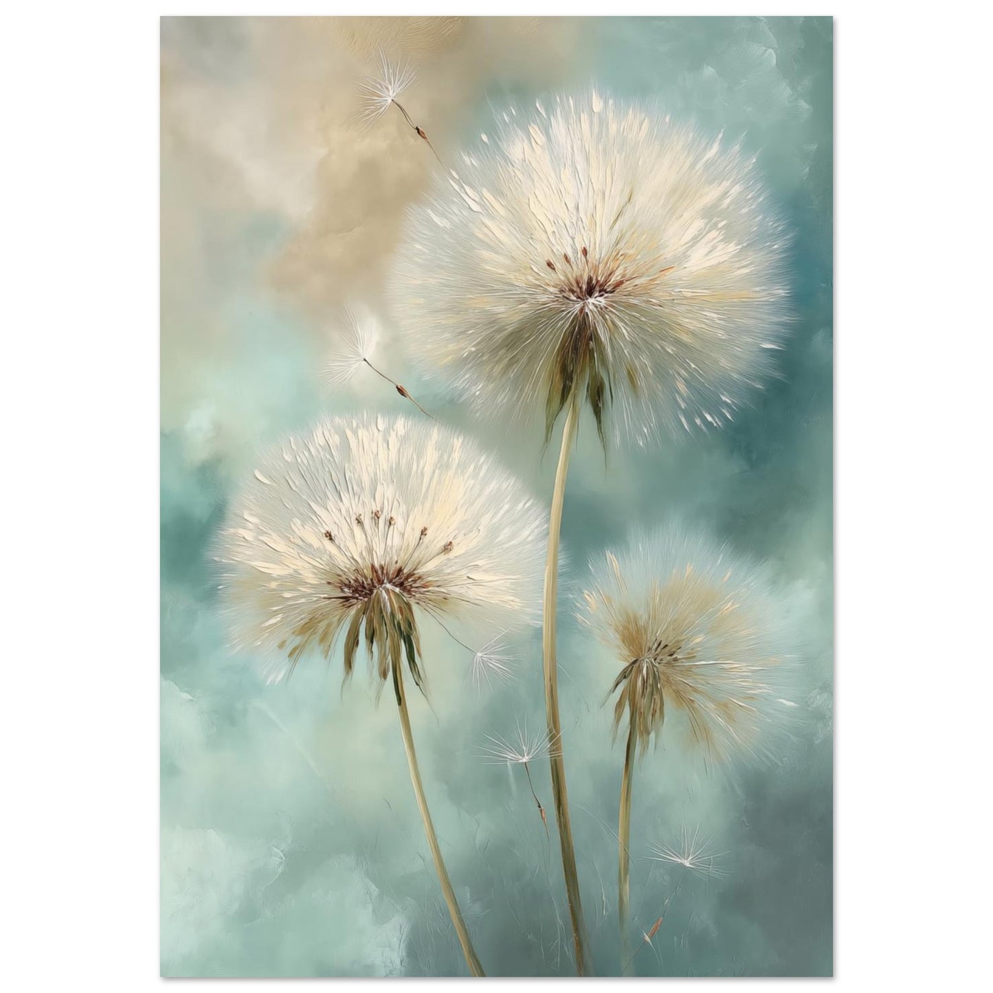 Pusteblumen im Wind 70x100 cm - Pixara