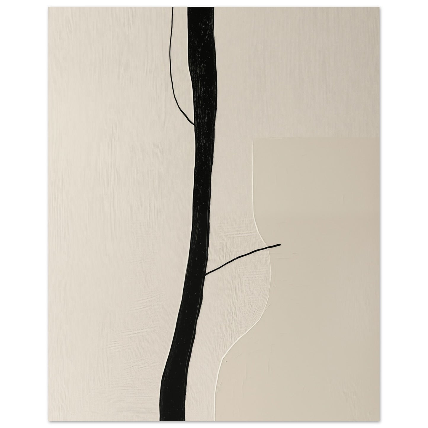 Zarte Linien der Natur Poster 40x50 cm - Pixara