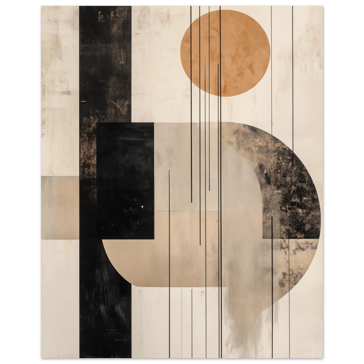 Geometrische Harmonie 40x50 cm - Pixara