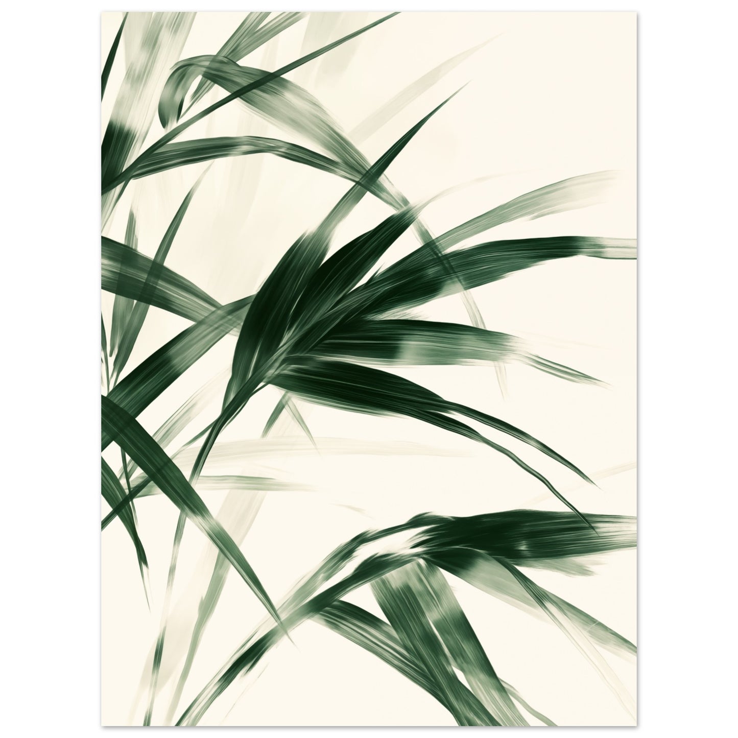 Palm Harmony – Minimalistisches Naturdesign Poster 30x40 cm - Pixara