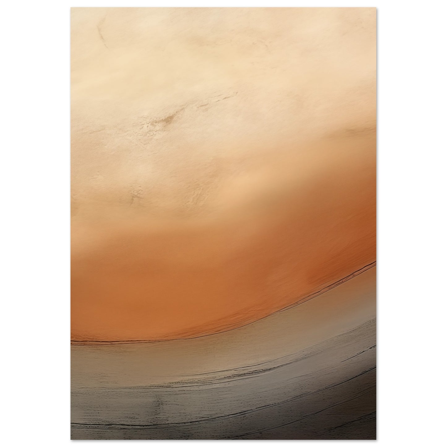 Morgendunst im Tal Poster A4 21x29.7 cm - Pixara