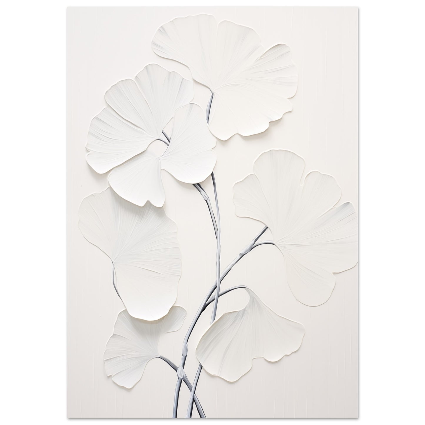 Ginko-Relief Poster A4 21x29.7 cm - Pixara