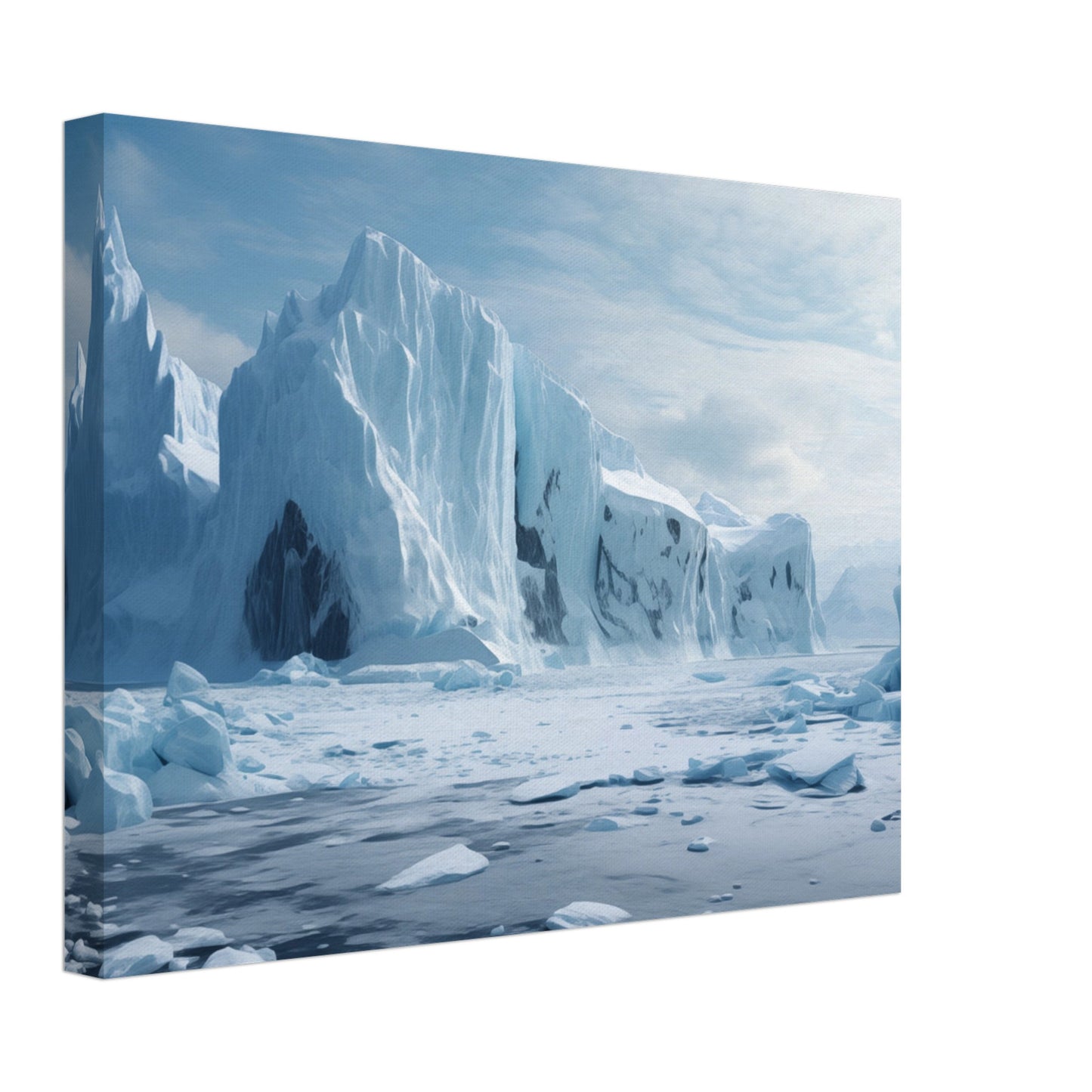 Stille Polarität Leinwand 30x40 cm - Pixara