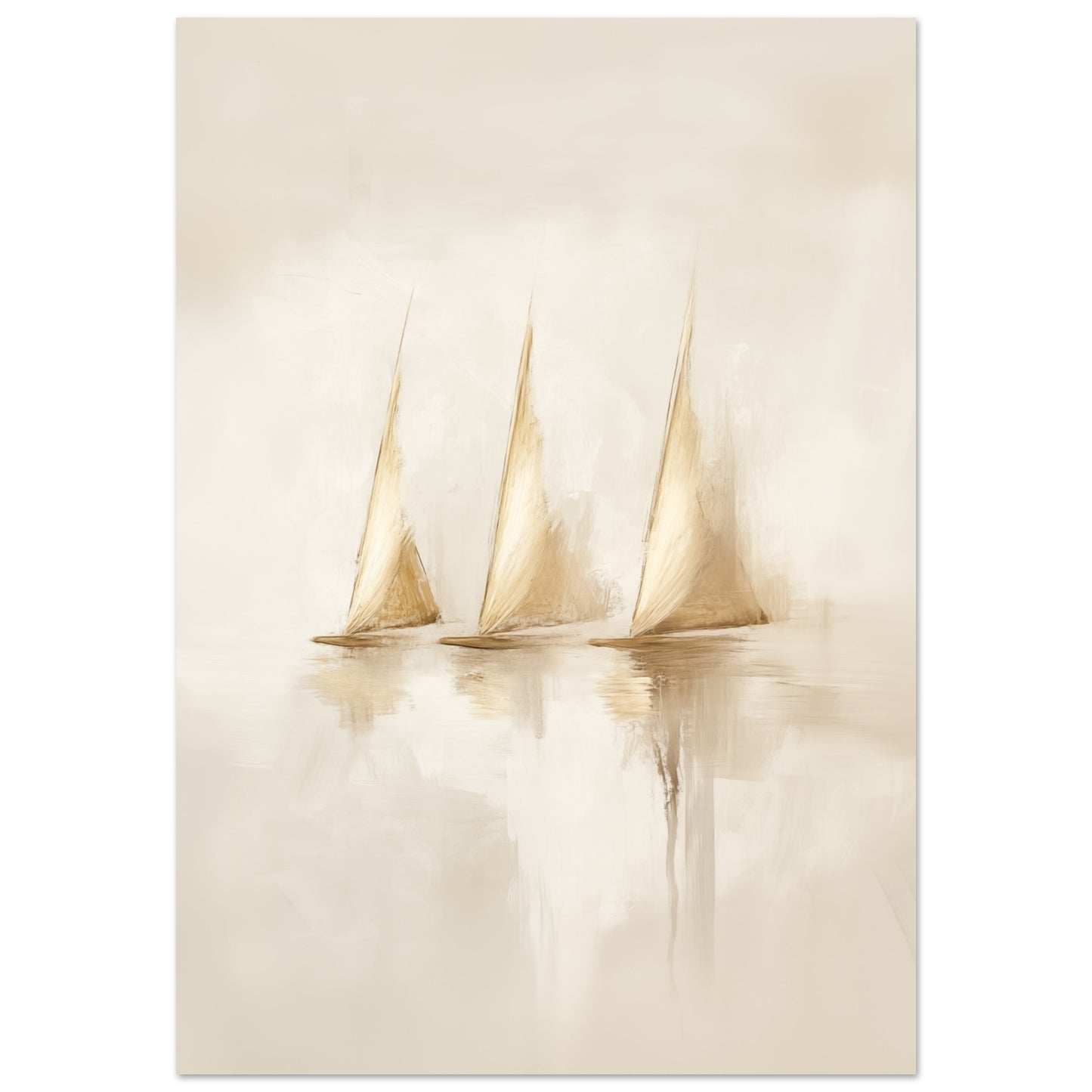 Ruhige Segel Poster 70x100 cm - Pixara