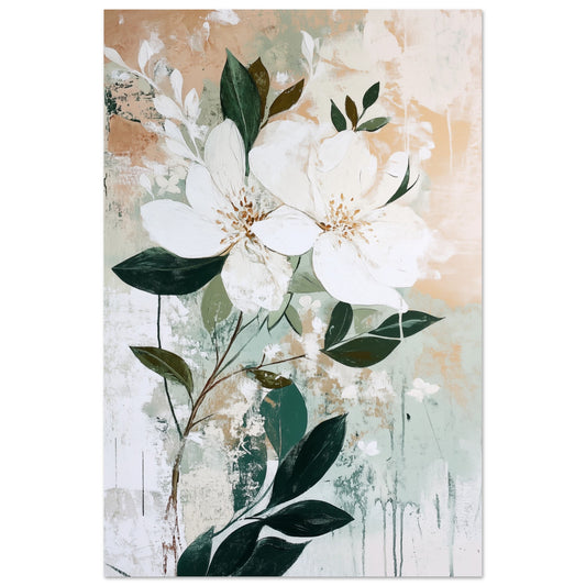 Frühlingszauber - Abstrakte Blumenpracht 60x90 cm - Pixara