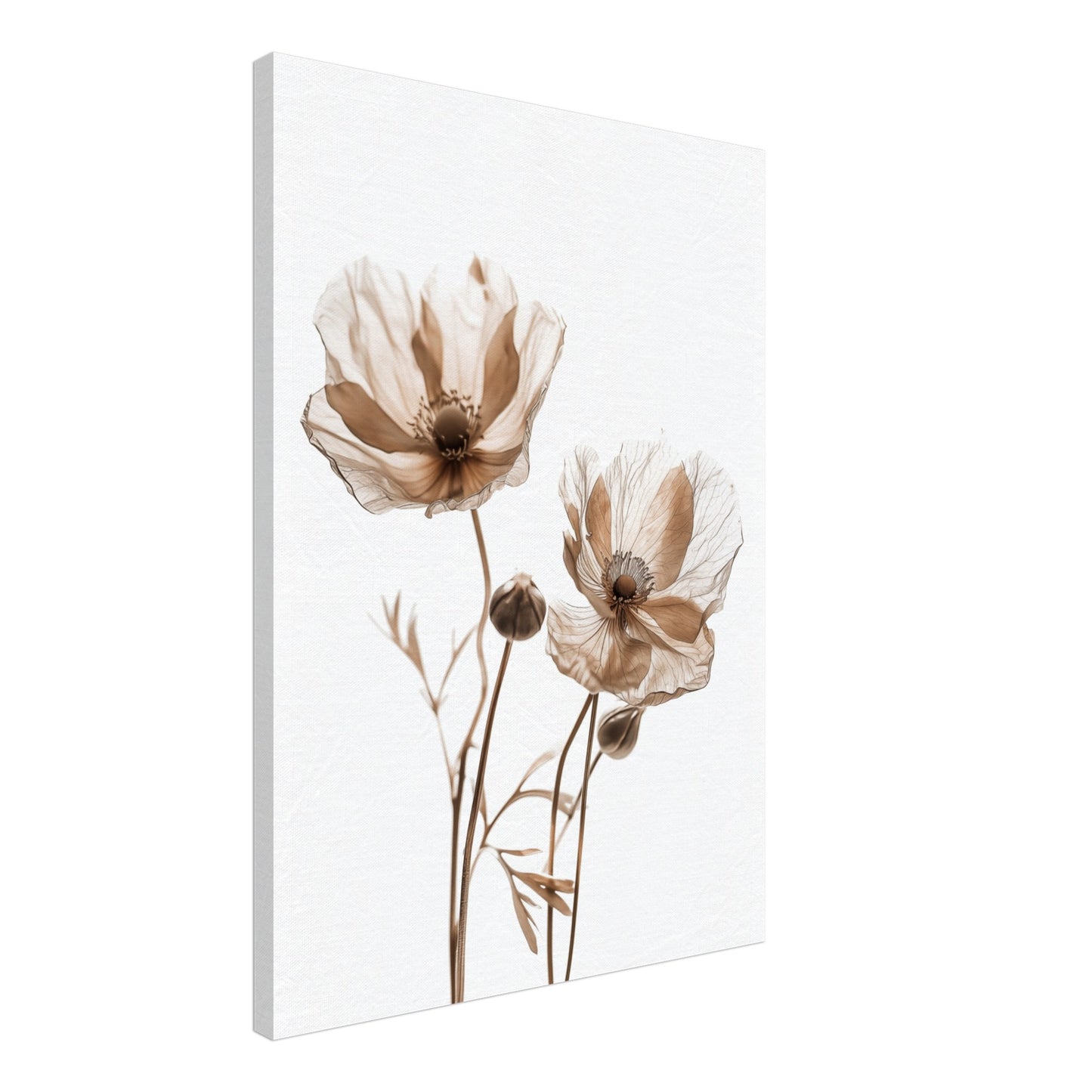Whispering Petals Leinwand 50x70 cm - Pixara