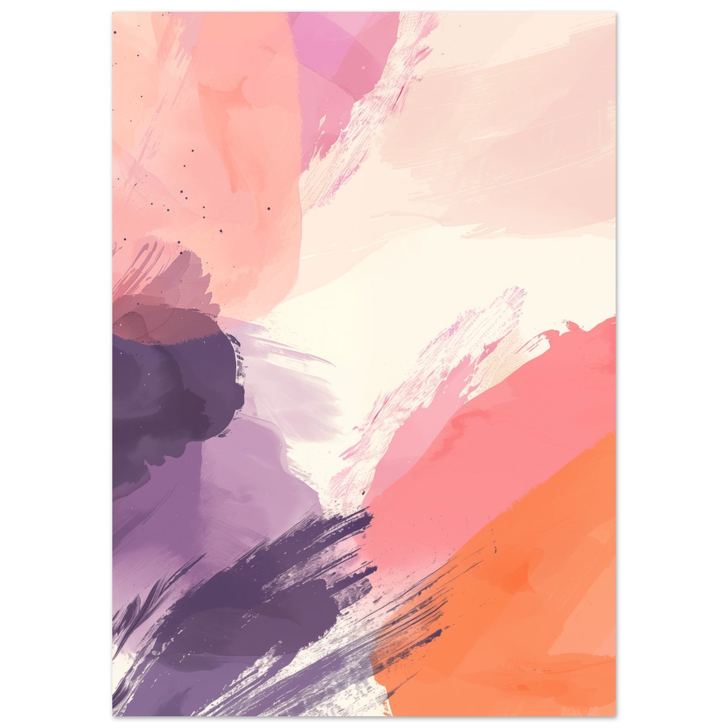 Pastell Morgen Poster 50x70 cm - Pixara