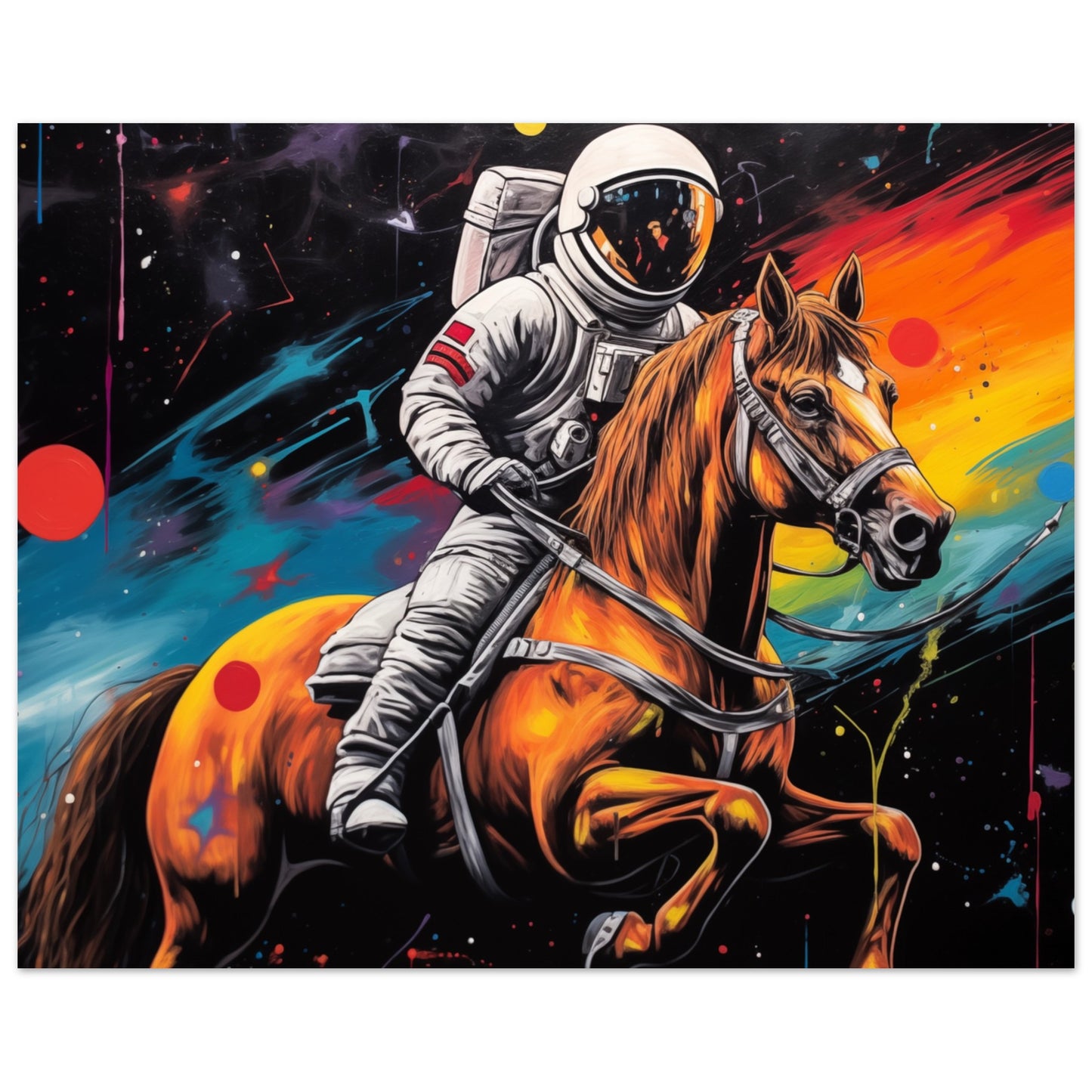 Astraler Reiter 20x25 cm - Pixara