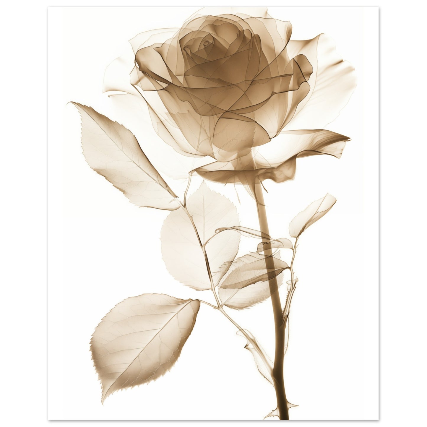 Röntgenrose 40x50 cm - Pixara