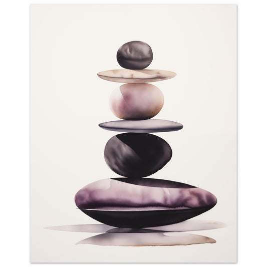 Balance der Formen Poster 40x50 cm - Pixara