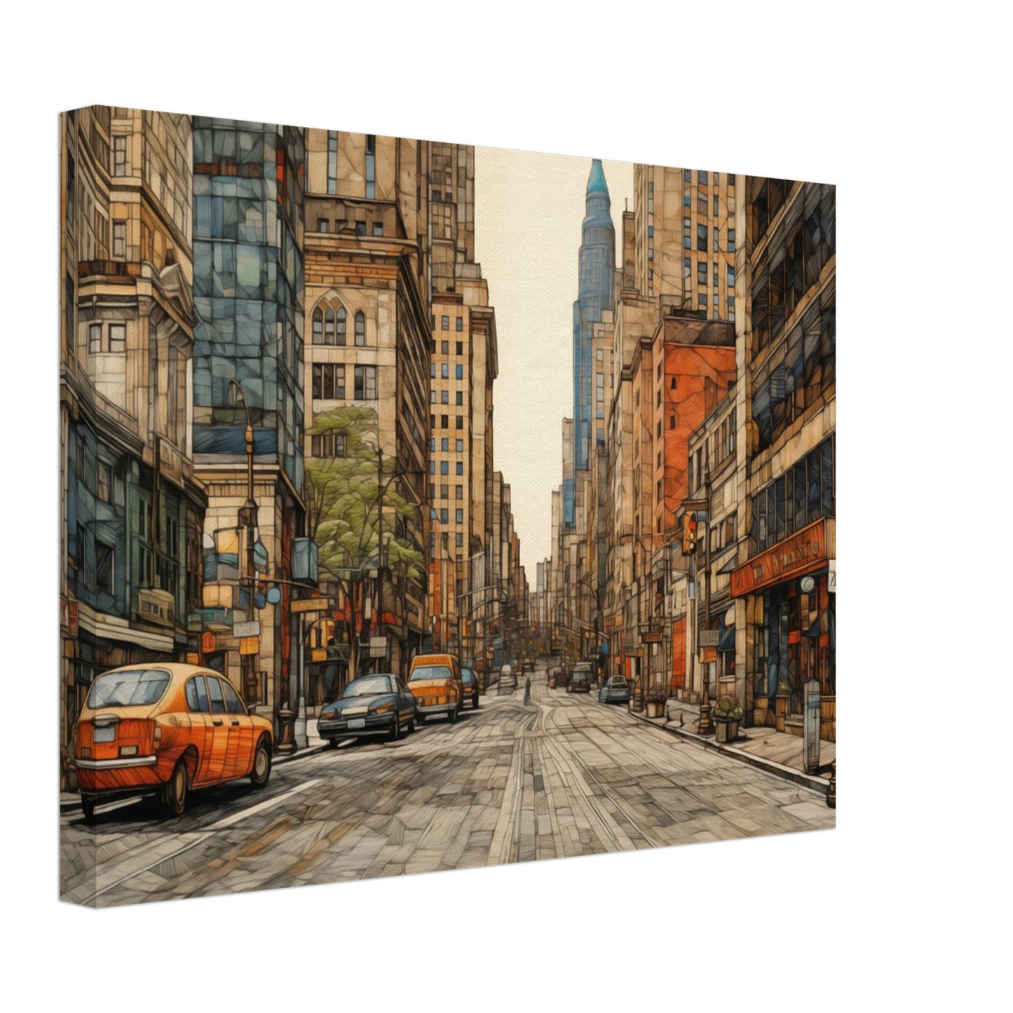 Urban Echoes Leinwand 30x40 cm - Pixara