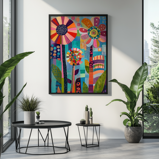 Bunte Blumenpracht - Pixara