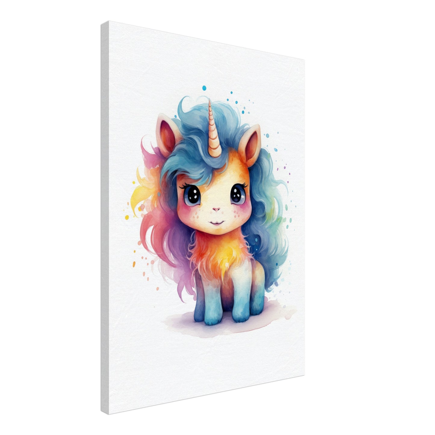 Einhorn "Stella" Leinwand 50x70 cm - Pixara