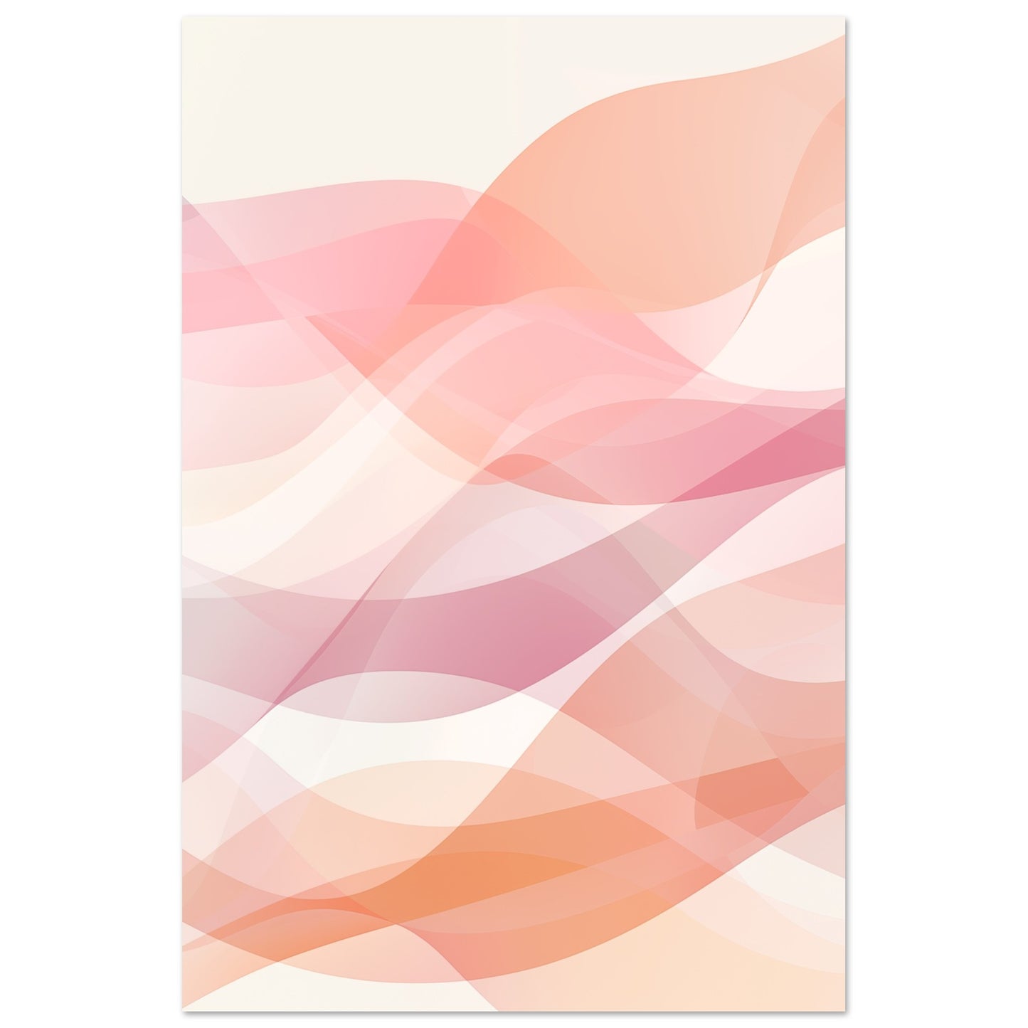 Harmonie in Wellen Poster 60x90 cm - Pixara
