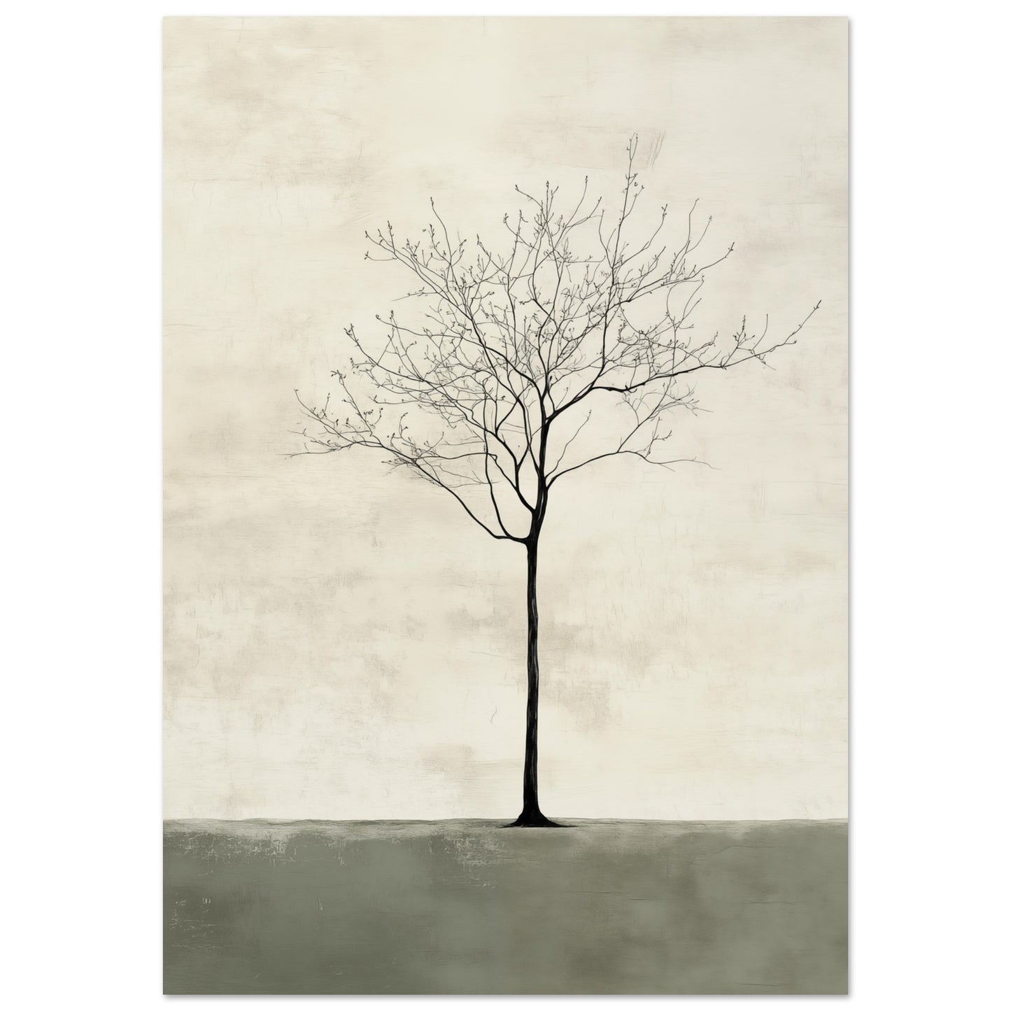 Einsamer Baum Poster 70x100 cm - Pixara