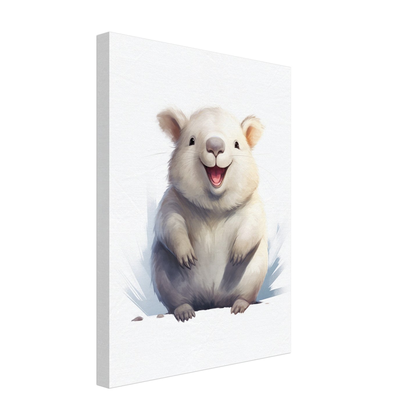 Wombat "Willi" Leinwand 30x40 cm - Pixara