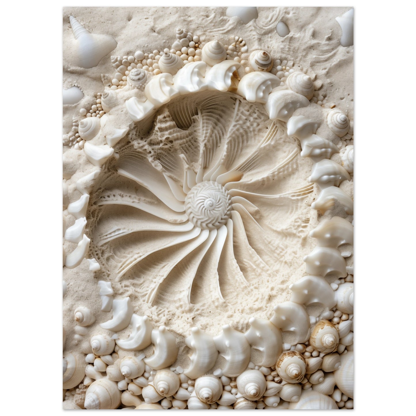 Muschelmosaik 13x18 cm - Pixara