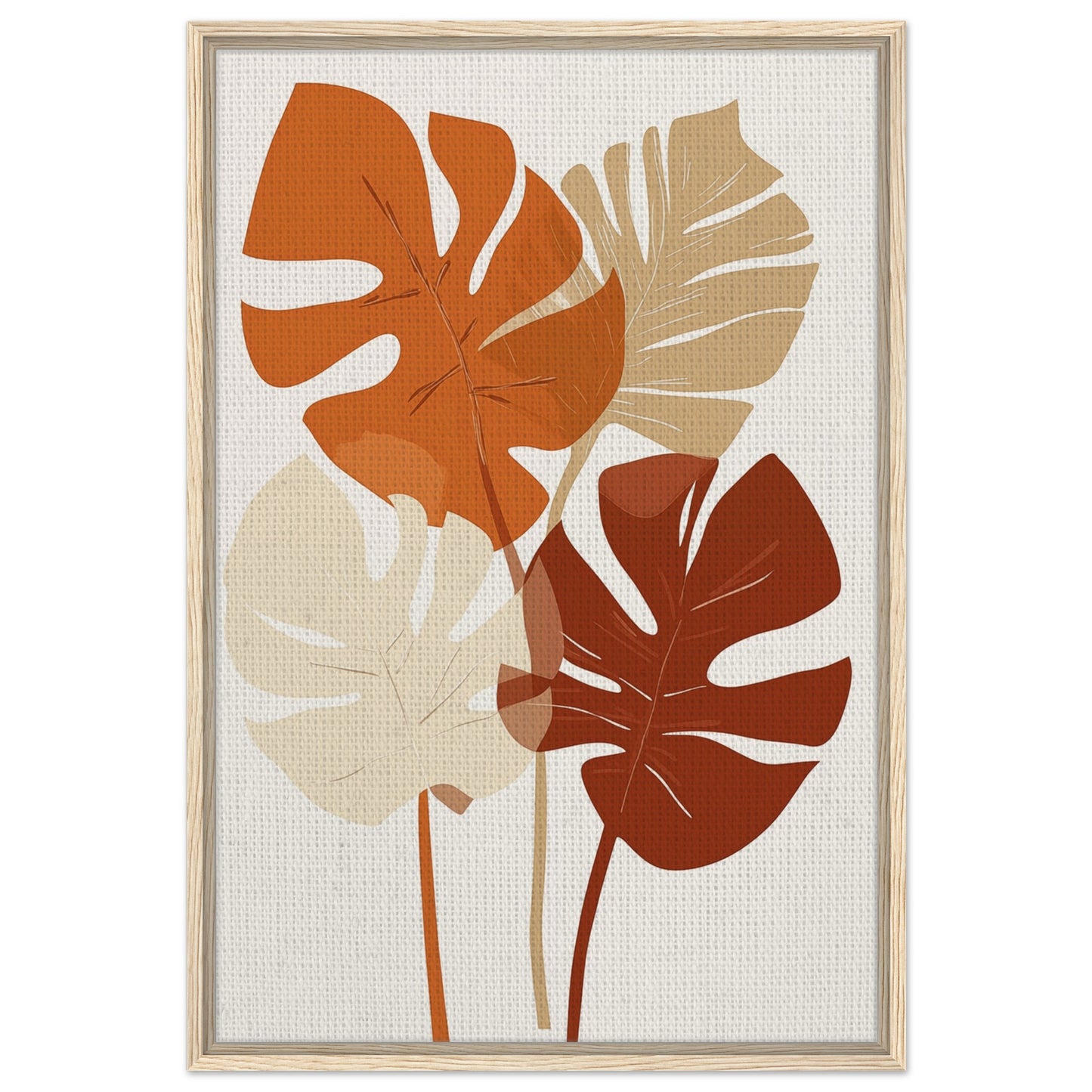Autumn Harmony | Gerahmte Leinwand Holzrahmen 60x90 cm - Pixara