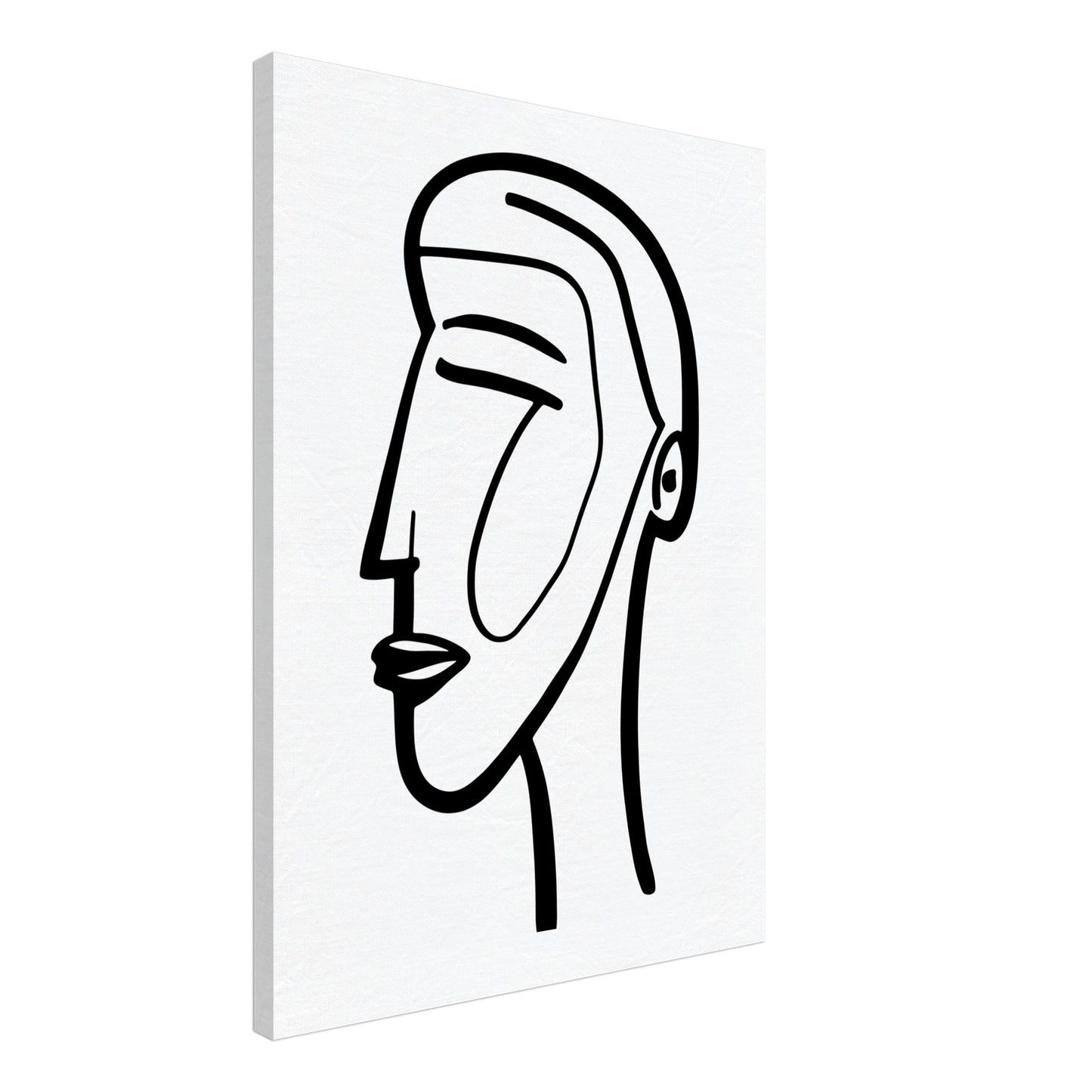 Essenz des Profils Leinwand 50x70 cm - Pixara