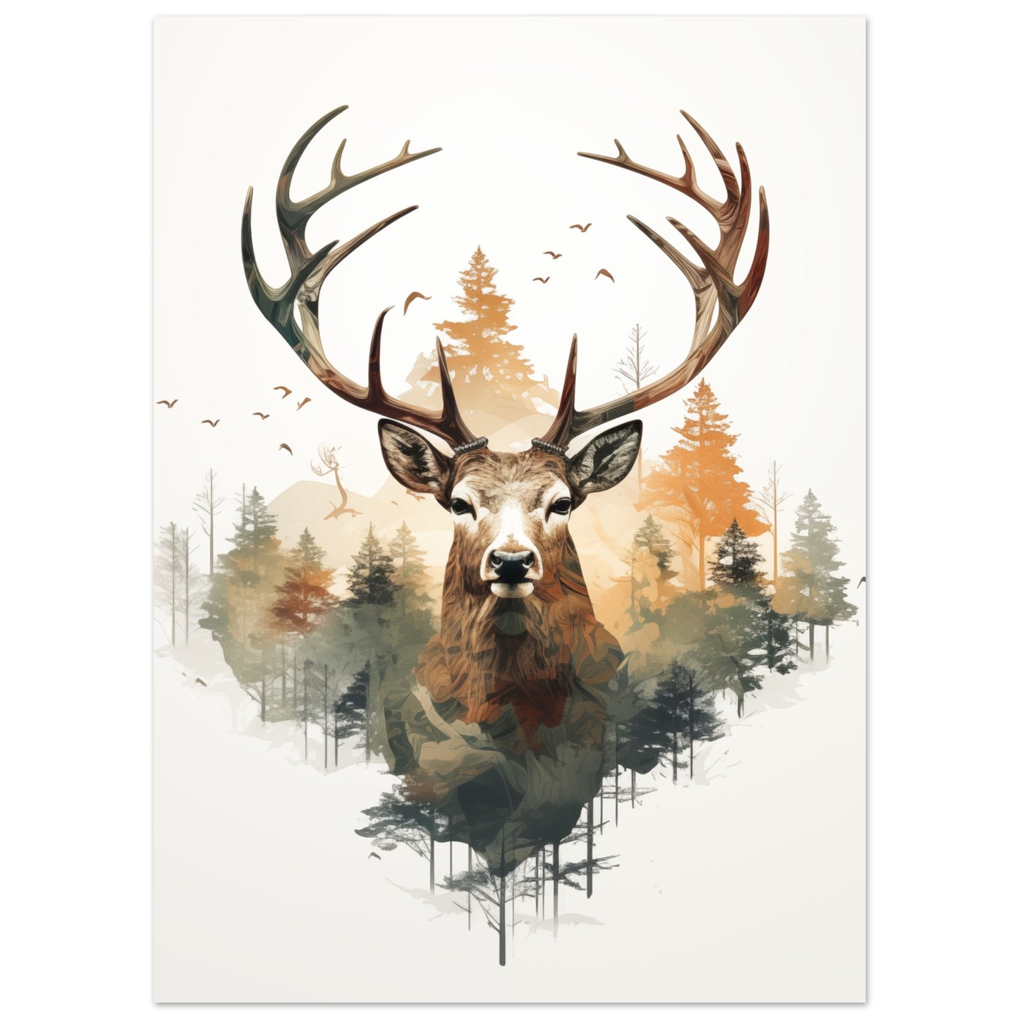 Waldkönig Poster 13x18 cm - Pixara