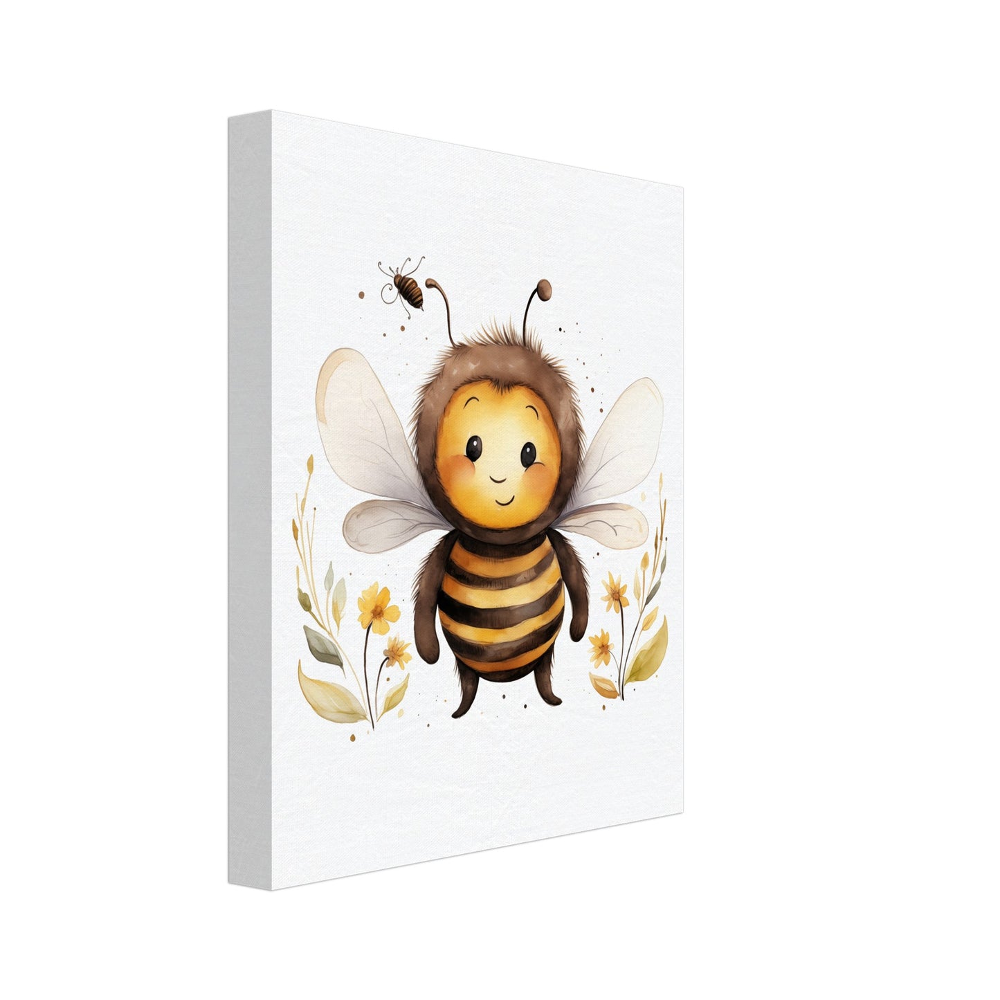 Biene "Benny" Leinwand 20x25 cm - Pixara